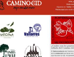Portada del Boletín de Noticias del Camino del Cid del mes de julio Portada del Boletín de Noticias del Camino del Cid del mes de julio