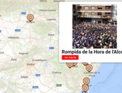 Captura del Visor Cartográfico con los Patrimonios de la Humanidad del Camino del Cid Captura del Visor Cartográfico con los Patrimonios de la Humanidad del Camino del Cid