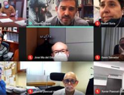 Captura de la reunión técnica previa al Consejo Rector del Consorcio Camino del Cid Captura de la reunión técnica previa al Consejo Rector del Consorcio Camino del Cid