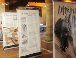 La exposición del Camino del Cid en el Salón Grande del Ayuntamiento de Linares de Mora La exposición del Camino del Cid en el Salón Grande del Ayuntamiento de Linares de Mora