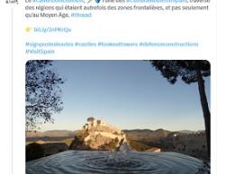 Entrada sobre el Camino del Cid en el perfil de Twitter de la OET de Bélgica Entrada sobre el Camino del Cid en el perfil de Twitter de la OET de Bélgica