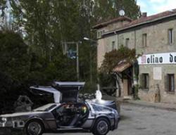 Simulación del mítico DeLorean en Vivar del Cid (Burgos) Simulación del mítico DeLorean en Vivar del Cid (Burgos)