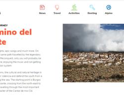 Información sobre el Camino del Cid en la versión en inglés de "El Sofá del Caravaning"