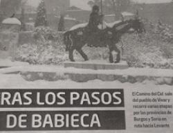 Imagen del reportaje sobre el Camino del Cid publicado en el suplemento La Posada de El Mundo Castilla y León Imagen del reportaje sobre el Camino del Cid publicado en el suplemento La Posada de El Mundo Castilla y León