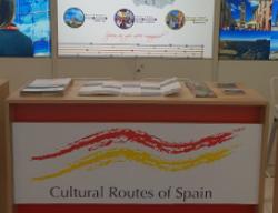 Mostrador de "Rutas Culturales de España" en la World Travel Market de Londres Mostrador de "Rutas Culturales de España" en la World Travel Market de Londres