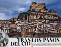 Páginas de apertura del reportaje sobre el Camino del Cid publicado por XL Semanal Páginas de apertura del reportaje sobre el Camino del Cid publicado por XL Semanal