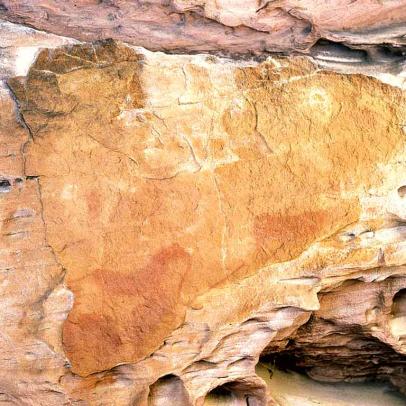 Pinturas rupestres del abrigo del Tío Campano en el Prado del Navazo, en Albarracín (Teruel), declaradas Patrimonio de la Humanidad UNESCO / CARP.