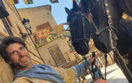 Jinetes y caballos aportaron la nota de color a las actividades del fin de semana