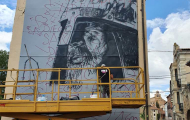 Otro momento del proceso de la obra