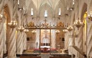 Interior de la iglesia gótica de Santiago Apóstol en Villena, Alicante / Ayuntamiento de Villena.
