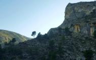 Paisaje calizo del Barranco dels Tarongers, entre Ontinyent y Bocairent / ALC.