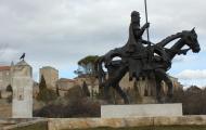 Estatua ecuestre del Cid en Caleruega, Burgos / ALC.