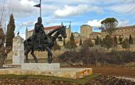 Estatua ecuestre del Cid en Caleruega, Burgos / ALC.