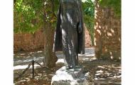 Estatua de la princesa Cristina de Noruega (siglo XIII) en Covarrubias, Burgos / ALC