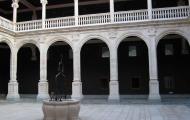 Patio del Palacio de los Condes de Miranda. Peñaranda de Duero, Burgos / ALC