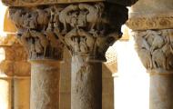 Capiteles del claustro del monasterio románico de Santo Domingo de Silos, en la provincia de Burgos / ALC.