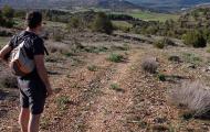 Vista de las peñas de Silos, camino de Peñacoba por la ruta senderista del Camino del Cid / ALC 