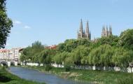 El río Arlanzón a su paso por Burgos / ALC.