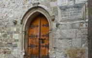 Fachada de la iglesia de Santa Gadea o Santa Águeda, en Burgos / ALC