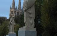 Puente de San Pablo, en Burgos. Detalle / ALC.