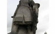 Estatua de Diego, hijo del Cid, en el puente de San Pablo, Burgos / ALC
