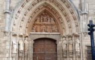 Portada de la iglesia de San Esteban, en Burgos / ALC