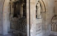 Sepulcro tallado en el Monasterio de Santa María de las Huelgas, Burgos / ALC