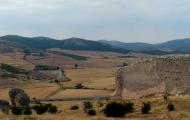 Paisaje y muros de la villa. Atienza, Guadalajara / ALC.