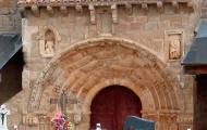 Portada románica de la iglesia de Santa María, en Atienza / ALC