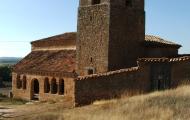 Iglesia románica de San Martín, en Aguilera, Soria / ALC.