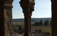 Galería porticada, iglesia románica de Aguilera, provincia de Soria / ALC.