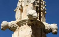 Leones del rollo jurisdiccional o picota de Berlanga de Duero, Soria.