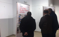 La exposición en el Ayuntamiento de Cella, Teruel