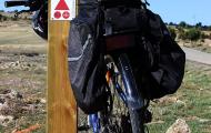 The MTB signs comply with the international criteria adopted in Spain by the International Mountain Biking Association (IMBA), namely two circles and a red triangle / ALC.