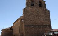 Iglesia de San Miguel Arcángel en Aguilar de Montuenga, Soria.