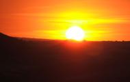 El sol se esconde. Atardece en el castillo de Medinaceli / ALC