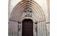 Portada de la iglesia gótica de los Francos. Calatayud, Zaragoza / Santiago Cabello.