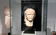 Busto romano, en el museo local de Calatayud, Zaragoza / ALC.