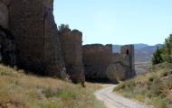 Murallas del castillo de Ayub, de origen islámico, en Calatayud (provincia de Zaragoza) / ALC.