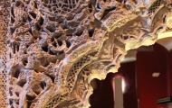 Yeserías cúficas en el museo del castillo de Onda, Castellón / ALC.