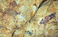 Pinturas rupestres en el abrigo del Barranco de Gibert, en el término municipal de Mosqueruela (Teruel), declaradas Patrimonio de la Humanidad UNESCO / CARP.