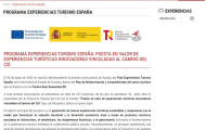 Imagen de la sección web dedicada al proyecto