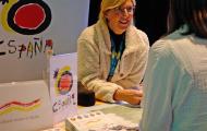 Stand de Rutas Culturales de España en TravDay, feria de turismo celebrada en la localidad holandesa de Hilversum