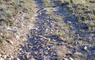 Tramo pedregoso entre Albarracín y Gea de Albarracín, Teruel / ALC