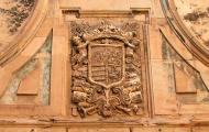 Escudo de armas en el palacio del Virrey de Manila. Molina de Aragón, Guadalajara