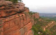 Paisaje de Rodeno, cerca de Albarracín, donde se encuentran buena parte de los abrigos prehistóricos turolenses con pinturas rupestres declaradas Patrimonio de la Humanidad UNESCO / CARP.