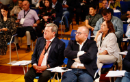 Un momento de la 1a jornada del Encuentro de Alcaldes y Alcaldesas del Camino del Cid