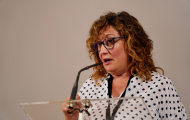 Cristina González, del ayuntamiento de Huesa del Común (Teruel)