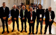 Representantes de las diputaciones que forman parte del Consorcio Camino del Cid en el I Foro de Alcaldes y Alcaldesas de la ruta