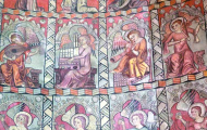 Pinturas góticas en el ábside de la iglesia de San Miguel. Daroca, Zaragoza / Santiago Cabello.